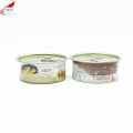 empty tuna can packing round tuna tin can with lid TIN-1-4A